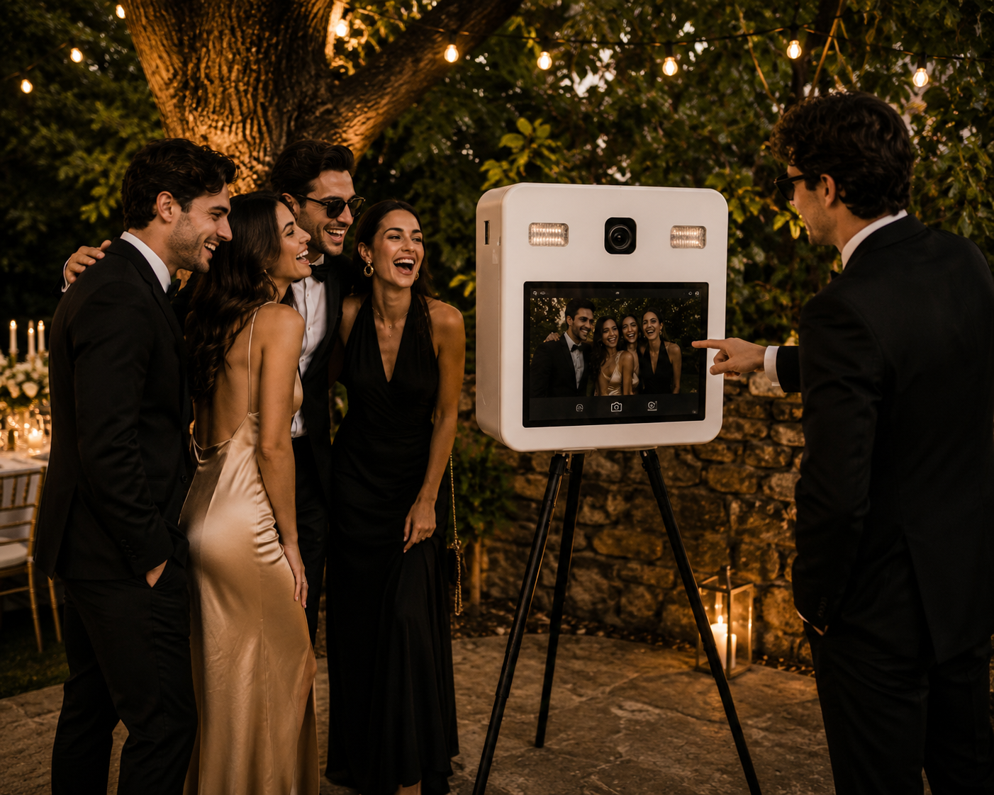 Photobooth EGC Events utilisé lors d’une réception