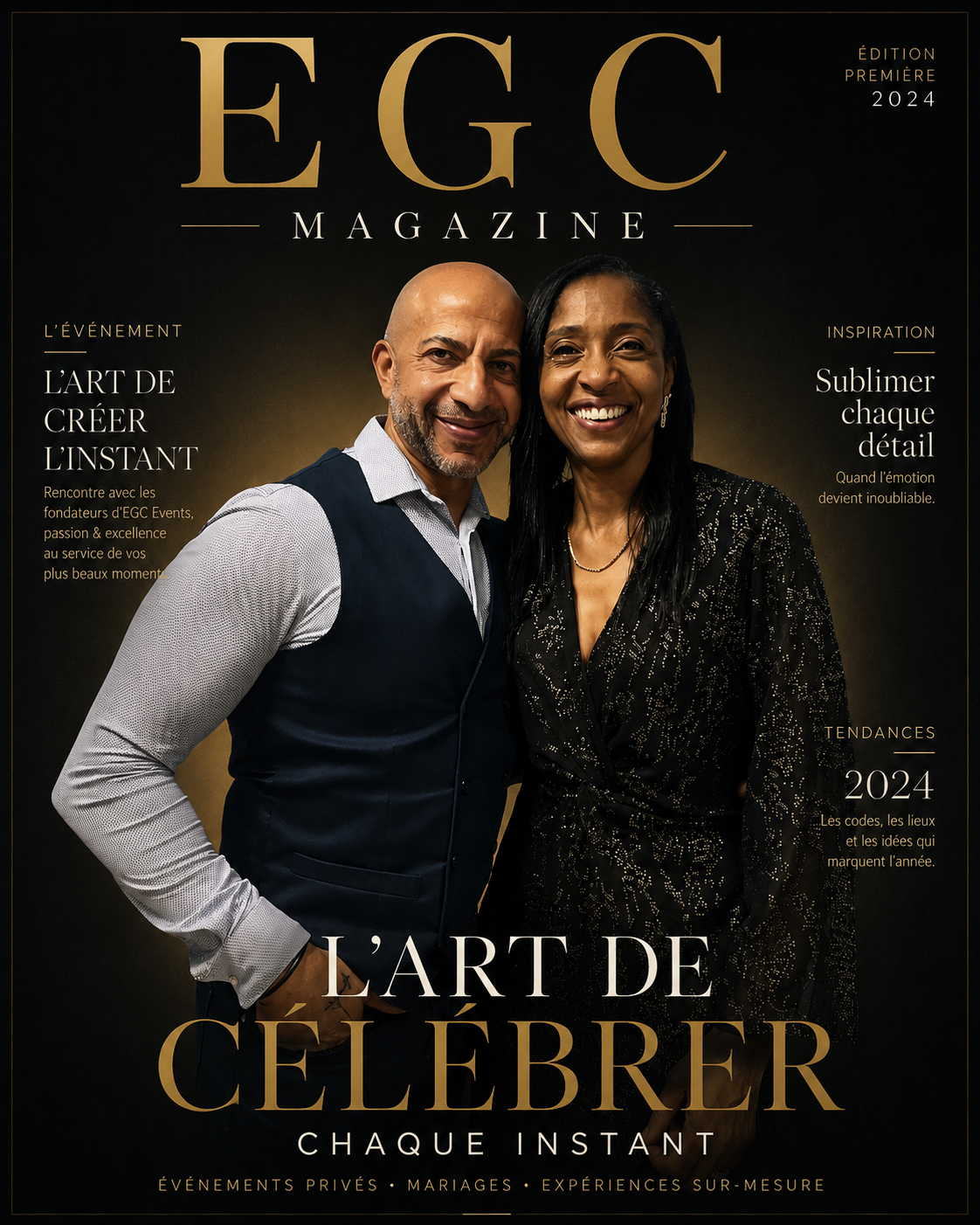 Cathy et Greg, fondateurs d'EGC Events